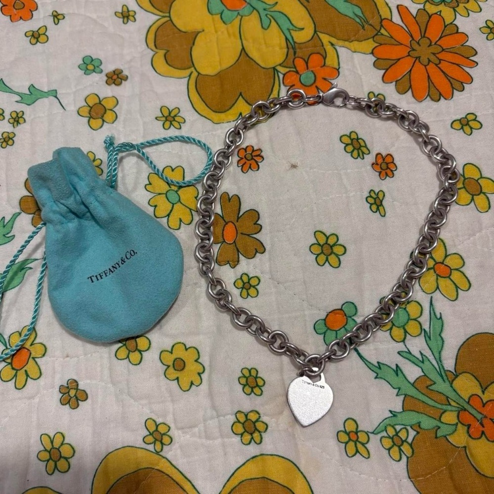 Tiffany & Co. Silver Heart Necklace